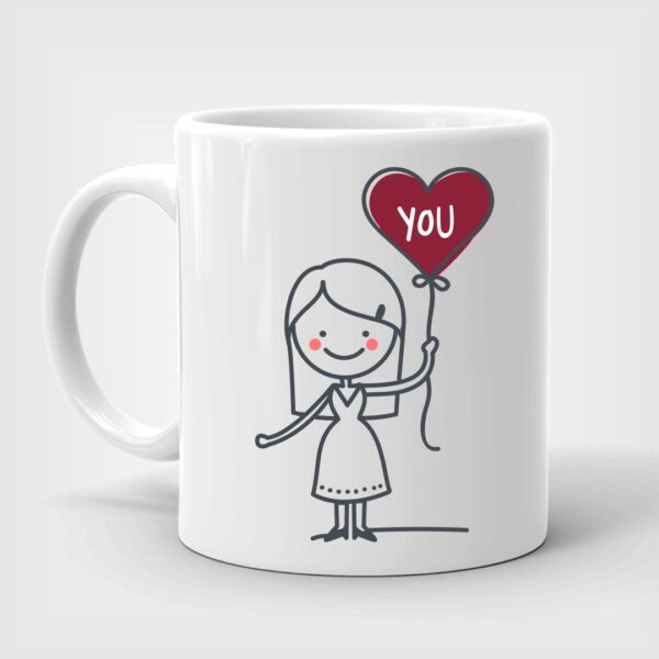 Λευκή πορσελάνινη κούπα