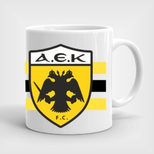 Λευκή πορσελάνινη κούπα