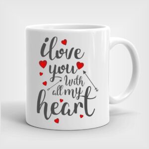 Λευκή πορσελάνινη κούπα