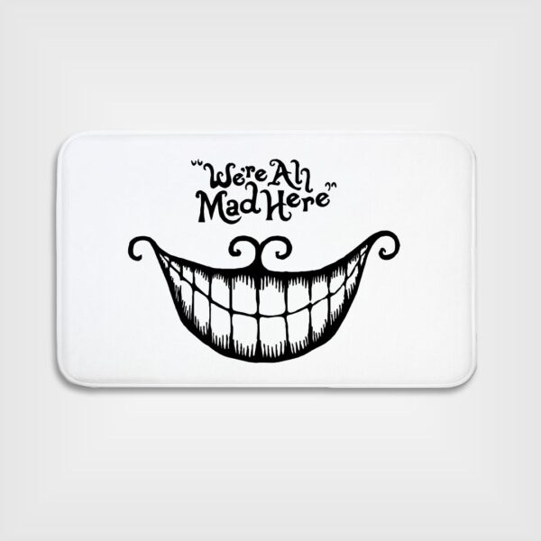 Πατάκι Εισόδου Λευκό με Εκτύπωση