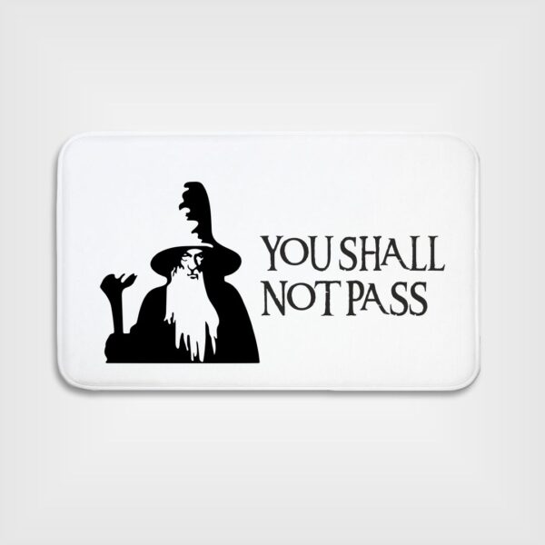 Πατάκι Εισόδου Λευκό με Εκτύπωση