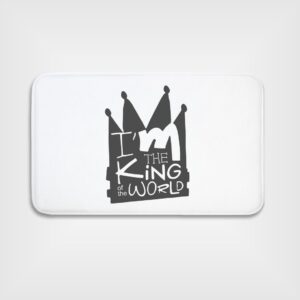 Πατάκι Εισόδου Λευκό με Εκτύπωση