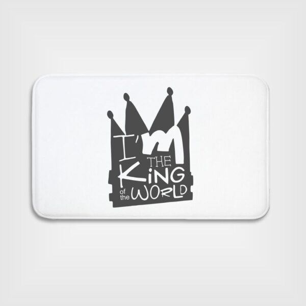 Πατάκι Εισόδου Λευκό με Εκτύπωση