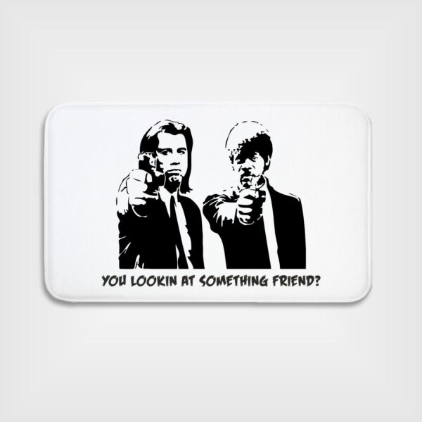 Πατάκι Εισόδου Λευκό με Εκτύπωση