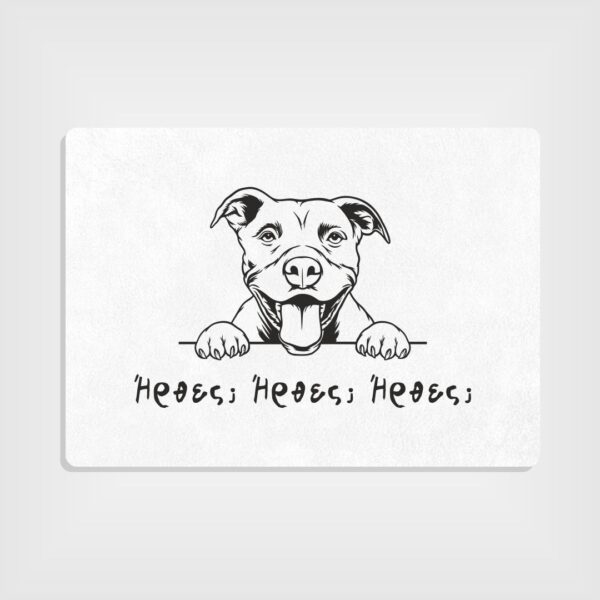 Πατάκι Εισόδου Λευκό με Εκτύπωση